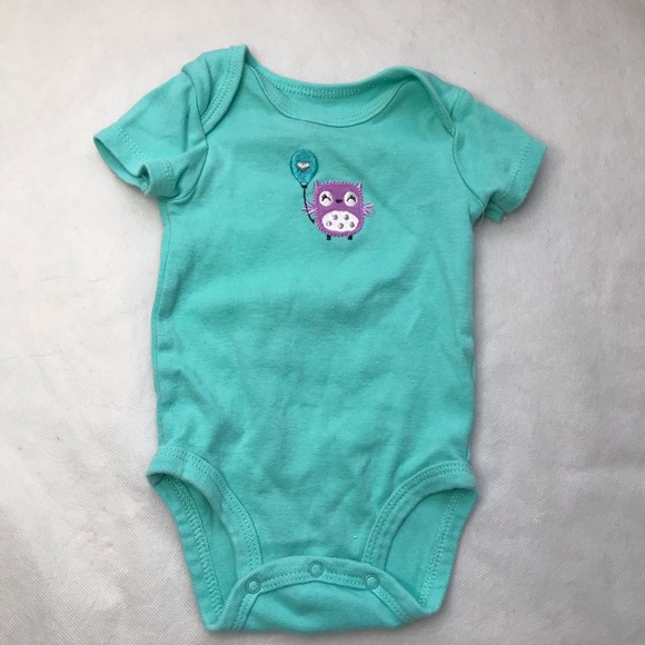 pekkle Other - 5/$25 PEKKLE teal body suit with owl detail